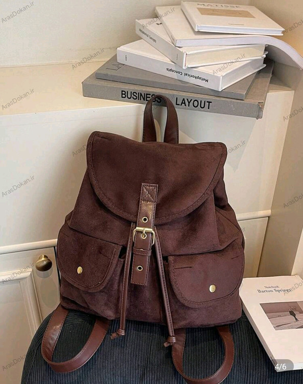 کیف کولهپشتی زنانه مدل کلاسیک بنددار کد 88677G