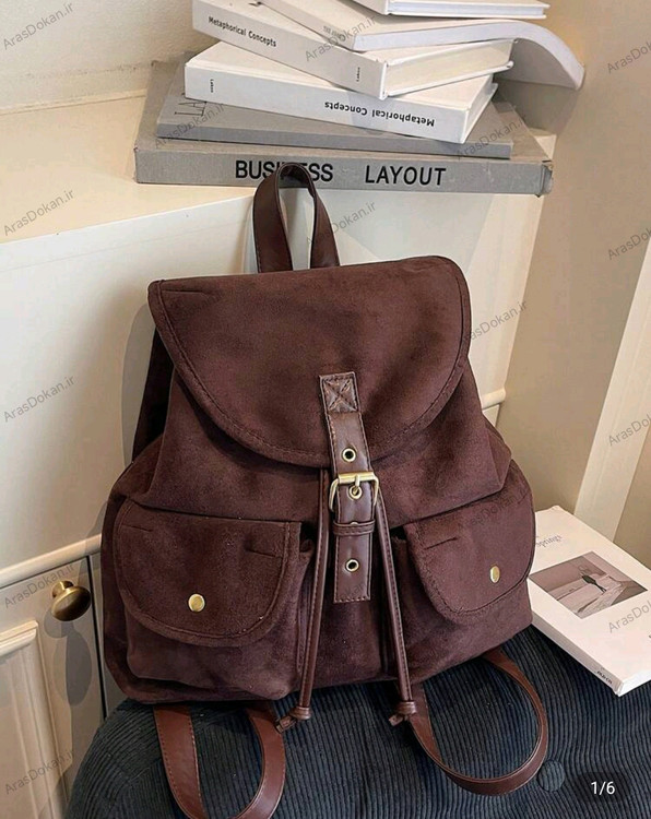 کیف کولهپشتی زنانه مدل کلاسیک بنددار کد 88677G