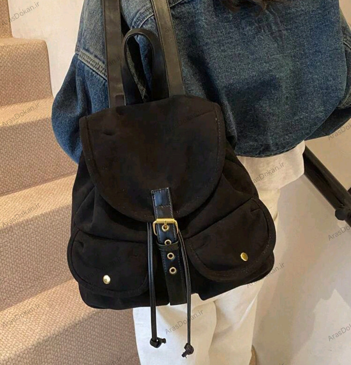 کیف کولهپشتی زنانه مدل کلاسیک بنددار کد 88677M